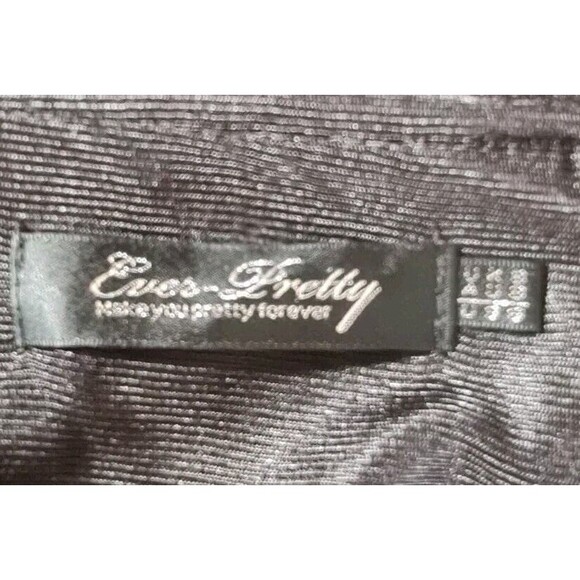 LOVER PRETTY Women Floral Maxi Dress Sz 6 Floral Sheer V-Neck Pleated Waist 144P - Picture 4 of 6